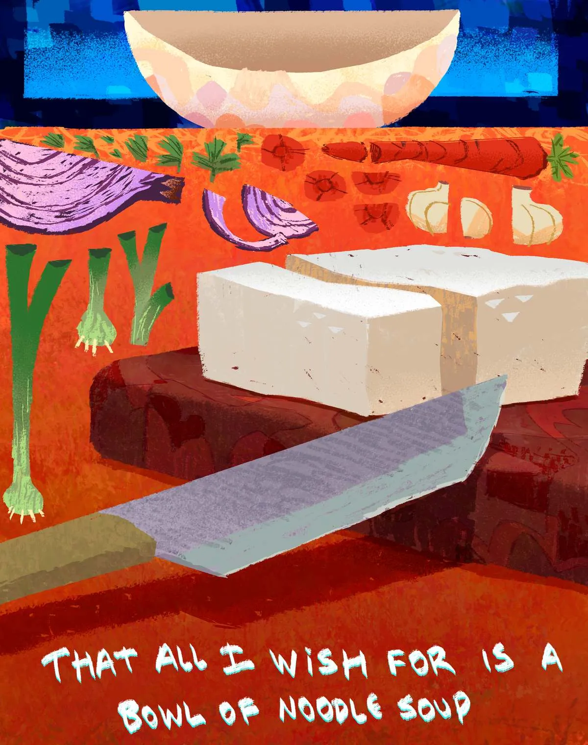 Ramen webcomic panel • 2024