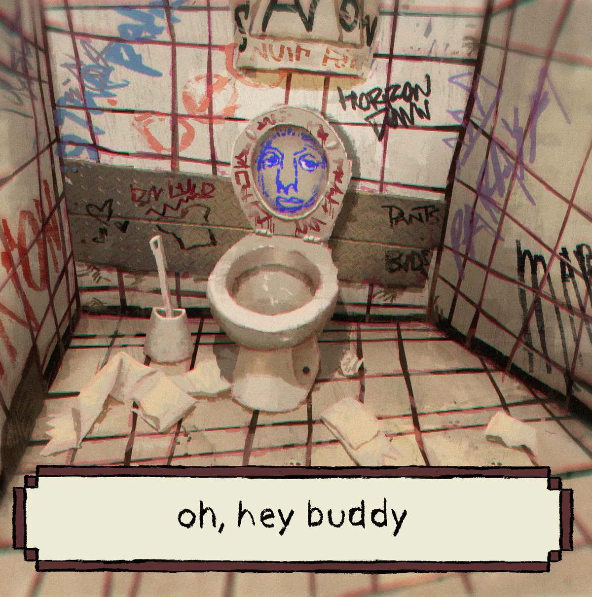 'Club toilet' • 2024 • Webcomic